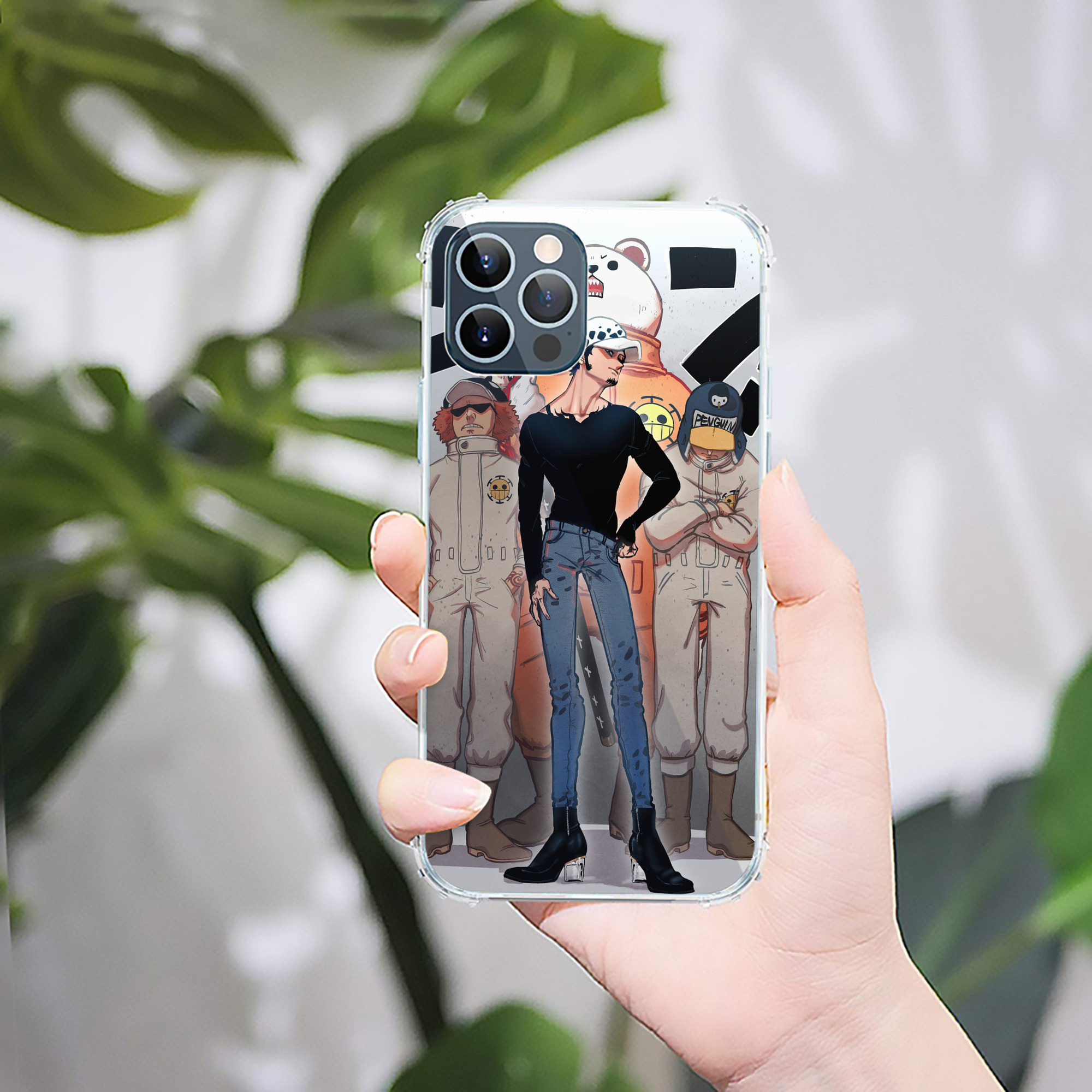 ワンピース ONE PIECE 【iPhone 12シリーズ対応】透明スマホケース（クリアソフトケース）